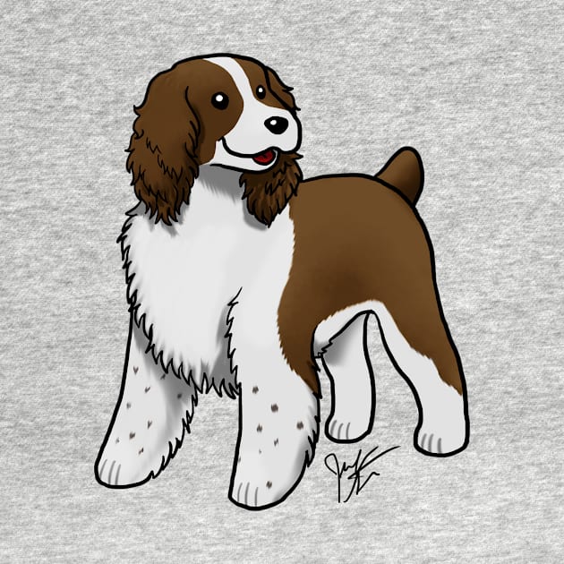 Dog - English Springer Spaniel - Brown by Jen's Dogs Custom Gifts and Designs